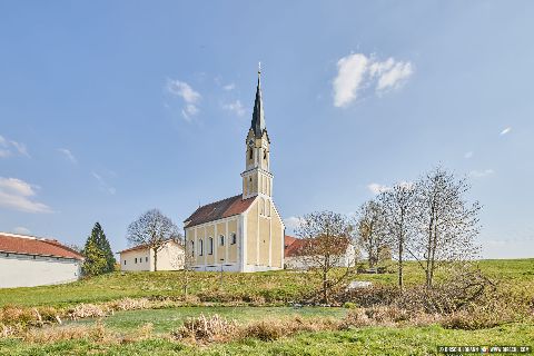 Gemeinde Massing Landkreis Rottal-Inn Anzenberg Wallfahrtskirche Mariä Heimsuchung (Dirschl Johann) Deutschland PAN